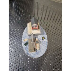 Sebastian Miniature SML-446 Lobster Pound - SIGNED - Hudson Vintage